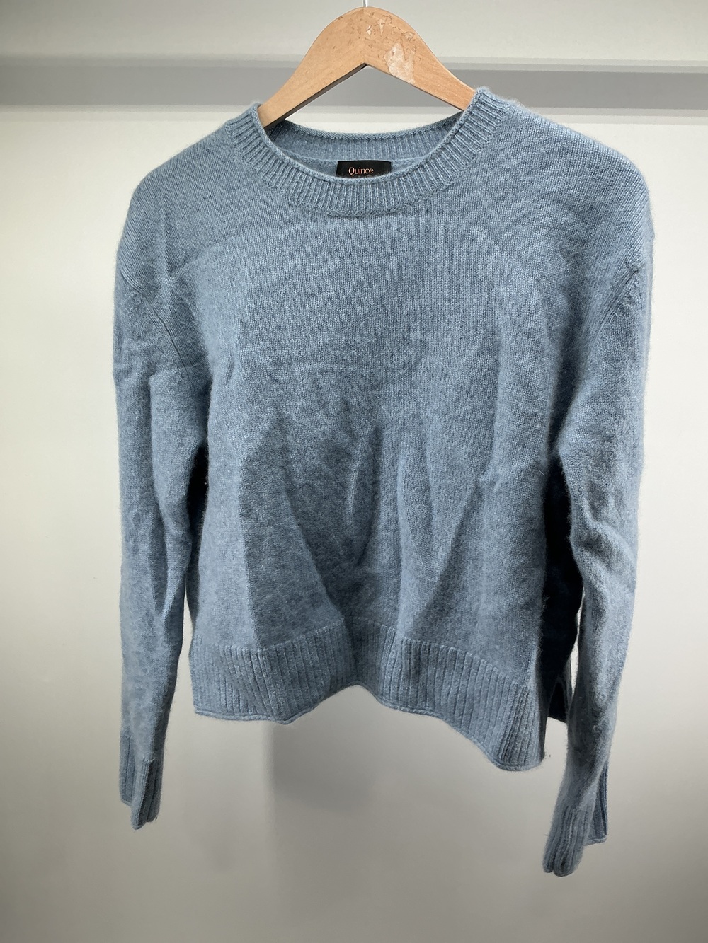 Mongolian Cashmere Boxy Crewneck Sweater
